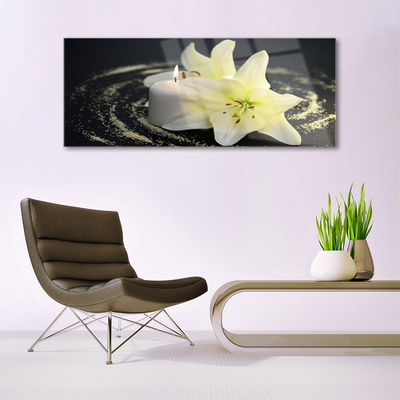 Druck auf Glas Blume Pflanzen