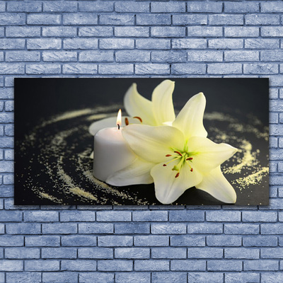 Druck auf Glas Blume Pflanzen