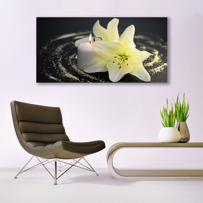 Druck auf Glas Blume Pflanzen