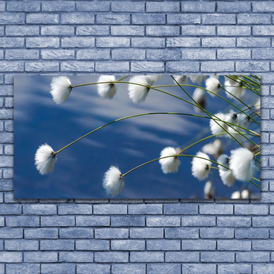 Druck auf Glas Blumen Pflanzen