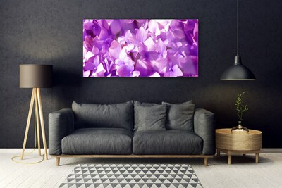 Druck auf Glas Blumen Pflanzen