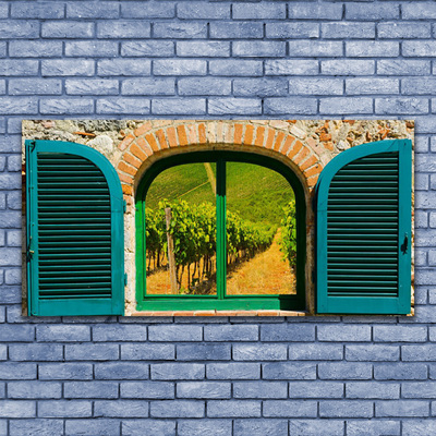 Druck auf Glas Fenster Landschaft