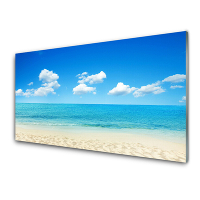 Druck auf Glas Strand Meer Landschaft