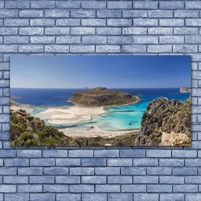 Druck auf Glas Strand Meer Landschaft