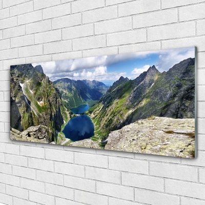 Druck auf Glas Gebirge See Landschaft