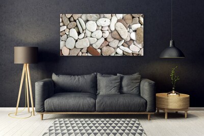 Druck auf Glas Steine Kunst