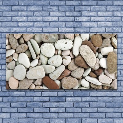 Druck auf Glas Steine Kunst