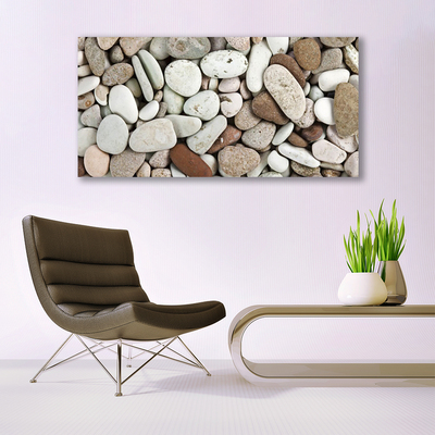 Druck auf Glas Steine Kunst