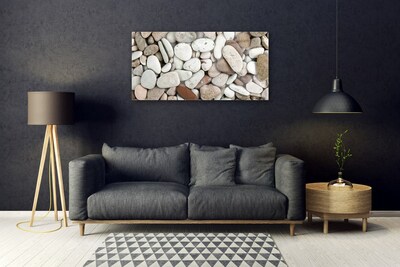 Druck auf Glas Steine Kunst