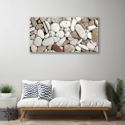 Druck auf Glas Steine Kunst