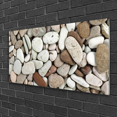 Druck auf Glas Steine Kunst
