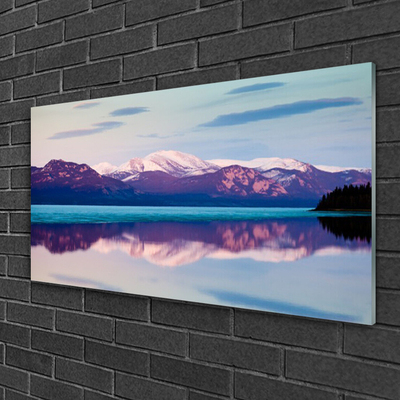 Druck auf Glas Gebirge See Landschaft