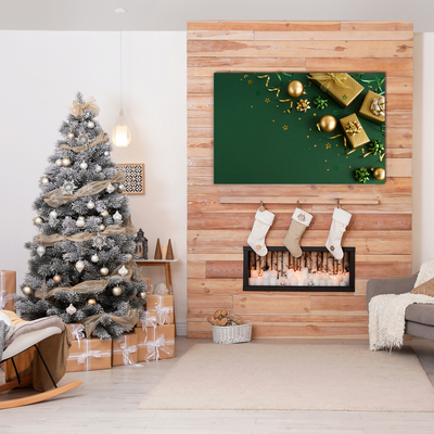Druck auf Glas Geschenke Winter-Feiertags-Dekorationen
