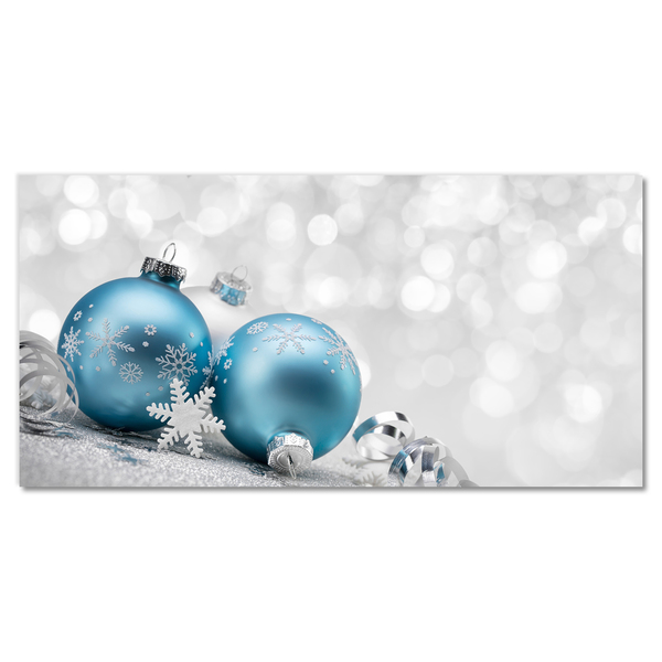 Druck auf Glas Flitter Winter-Feiertags-Dekorationen