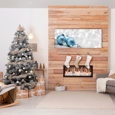 Druck auf Glas Flitter Winter-Feiertags-Dekorationen