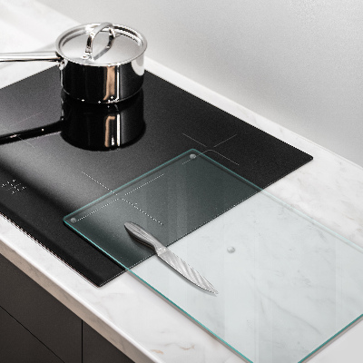 Herdabdeckung durchsichtig