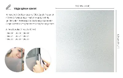 Sichtschutzfolie für Fenster lichtdurchlässige Ausführung