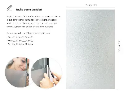 Sichtschutzfolie für Fenster lichtdurchlässige Ausführung