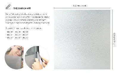Sichtschutzfolie für Fenster lichtdurchlässige Ausführung