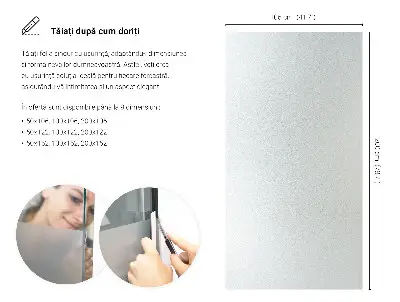 Sichtschutzfolie für Fenster lichtdurchlässige Ausführung