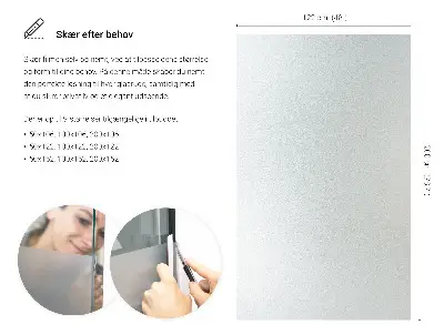 Sichtschutzfolie für Fenster lichtdurchlässige Ausführung