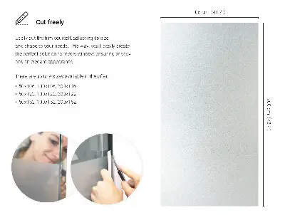 Sichtschutzfolie für Fenster lichtdurchlässige Ausführung