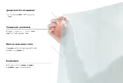 Sichtschutzfolie für Fenster lichtdurchlässige Ausführung
