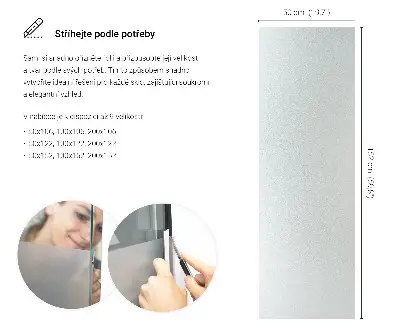 Sichtschutzfolie für Fenster lichtdurchlässige Ausführung