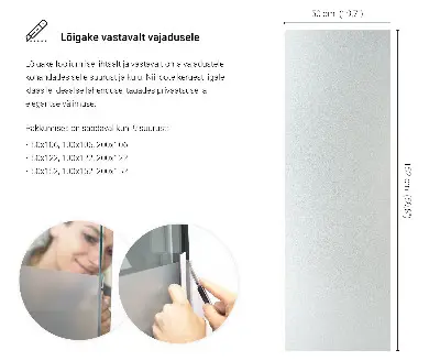 Sichtschutzfolie für Fenster lichtdurchlässige Ausführung