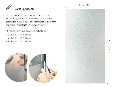 Sichtschutzfolie für Fenster lichtdurchlässige Ausführung