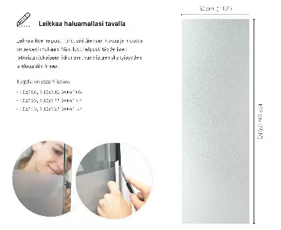 Sichtschutzfolie für Fenster lichtdurchlässige Ausführung