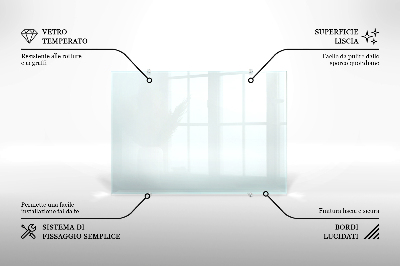 Glas Küchenpaneel transparentes