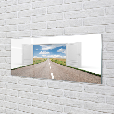 Küchenrückwand spritzschutz Feldstraße 3d tür