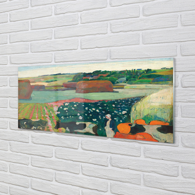 Küchenrückwand spritzschutz Ländliche kunst gemalt ansicht