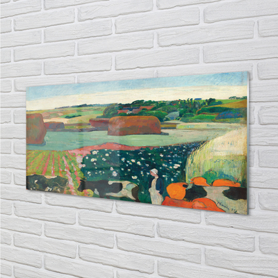 Küchenrückwand spritzschutz Ländliche kunst gemalt ansicht