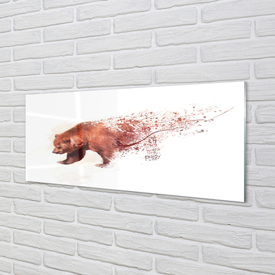 Küchenrückwand spritzschutz Bär