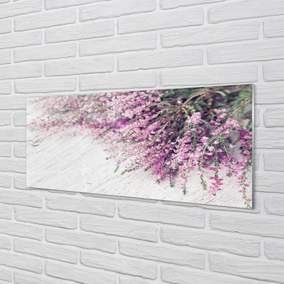 Küchenrückwand spritzschutz Platten blumen