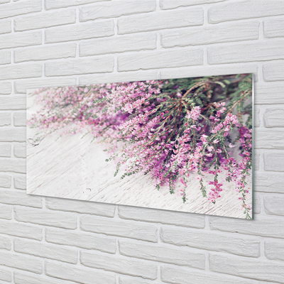 Küchenrückwand spritzschutz Platten blumen