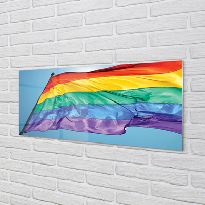 Küchenrückwand spritzschutz Bunte flagge