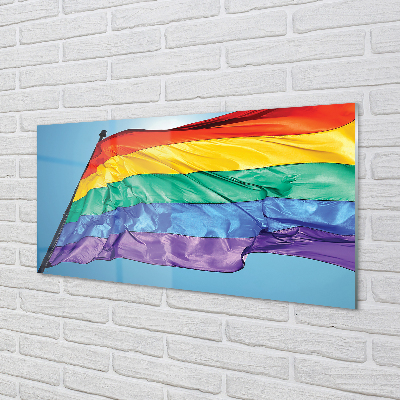 Küchenrückwand spritzschutz Bunte flagge