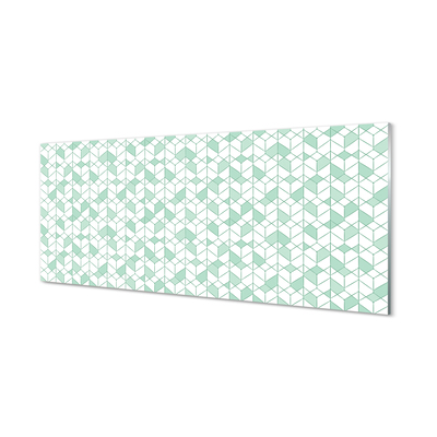 Küchenrückwand spritzschutz 3d-würfel