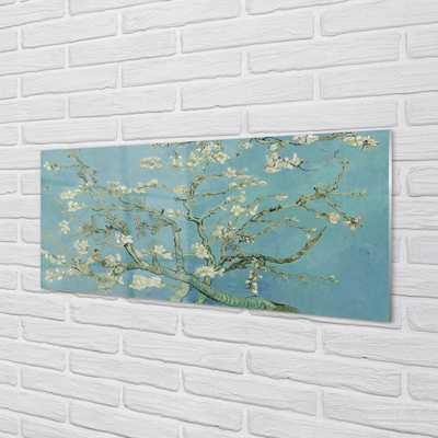 Küchenrückwand spritzschutz Kunstblume almond