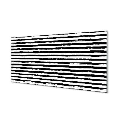 Küchenrückwand spritzschutz Unregelmäßige streifen eines zebra