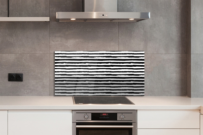 Küchenrückwand spritzschutz Unregelmäßige streifen eines zebra