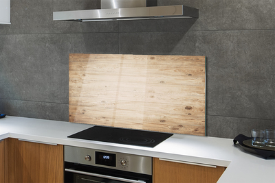Küchenrückwand spritzschutz Holzbretter knoten