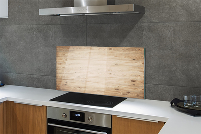 Küchenrückwand spritzschutz Holzbretter knoten