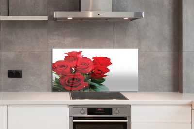 Küchenrückwand spritzschutz Rosenstrauß