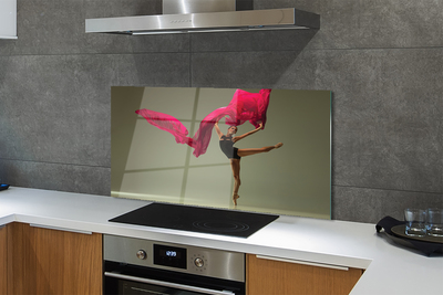 Küchenrückwand spritzschutz Rosa ballerina ausrüstung