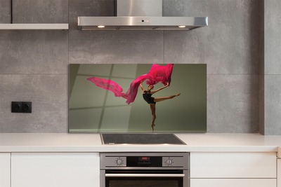 Küchenrückwand spritzschutz Rosa ballerina ausrüstung