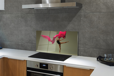 Küchenrückwand spritzschutz Rosa ballerina ausrüstung
